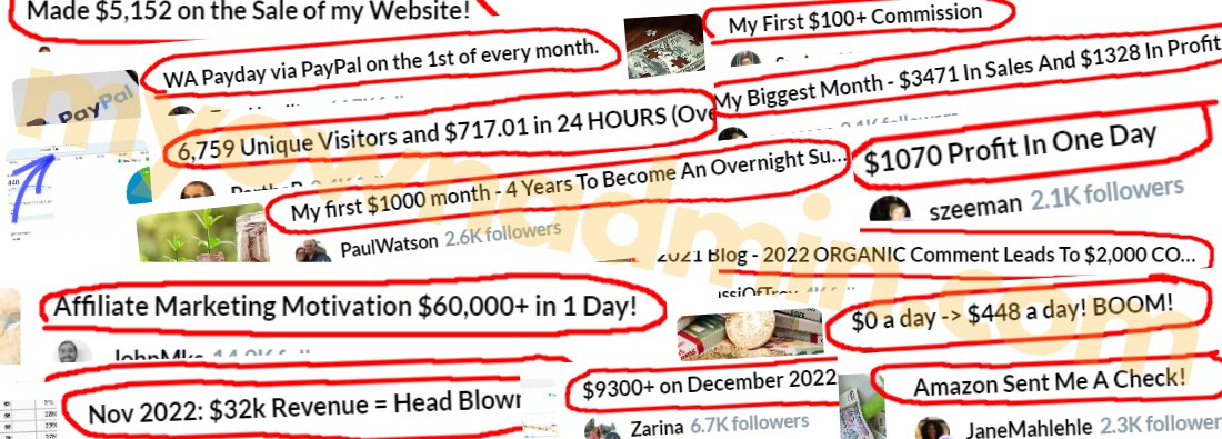 Wealthy Affiliate success stories